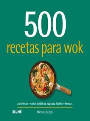 cover image of 500 recetas para wok